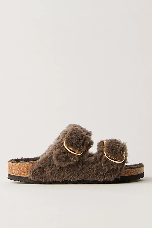 Birkenstock Arizona Big Buckle Teddy Sandals - Image 3