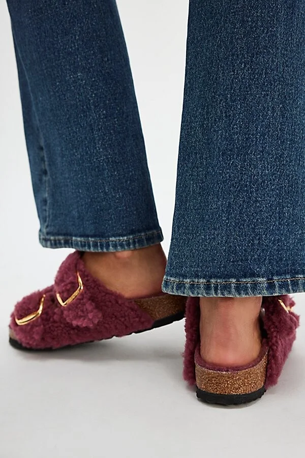 Birkenstock Arizona Big Buckle Teddy Sandals - Image 3