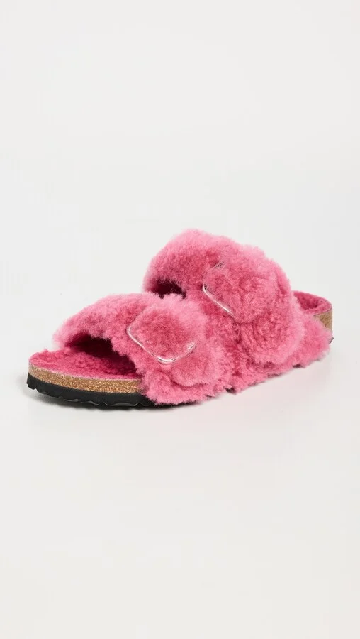 Birkenstock Arizona Big Buckle Teddy Sandals - Image 2