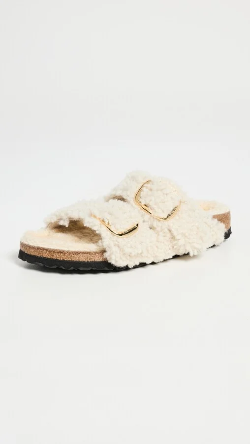 Birkenstock Arizona Big Buckle Teddy Sandals - Image 2