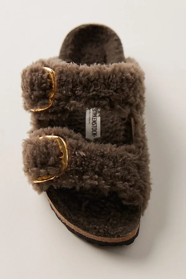 Birkenstock Arizona Big Buckle Teddy Sandals