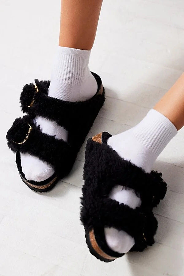 Birkenstock Arizona Big Buckle Teddy Sandals