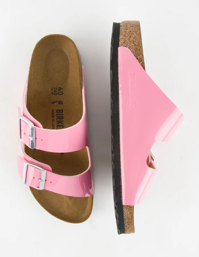 BIRKENSTOCK Arizona Birko-Flor Patent Womens Sandals - Image 5