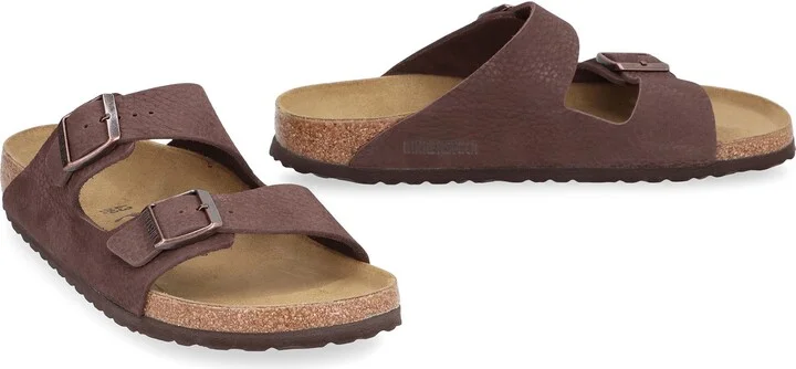 Birkenstock Arizona Bs Leather Slides - Image 3
