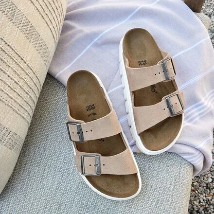 Birkenstock Arizona Chunky Suede Narrow Sandal - Women's - Image 7