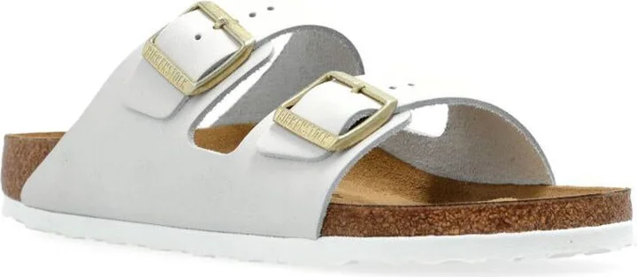 Birkenstock Arizona Double-Strap Sandals In Off-White By Birkenstock - Image 5