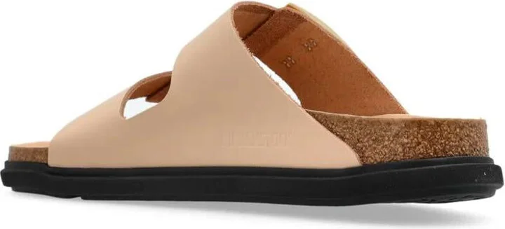 Birkenstock Arizona Droplet Buckle Shiny Leather Sandals Shoes - Image 3