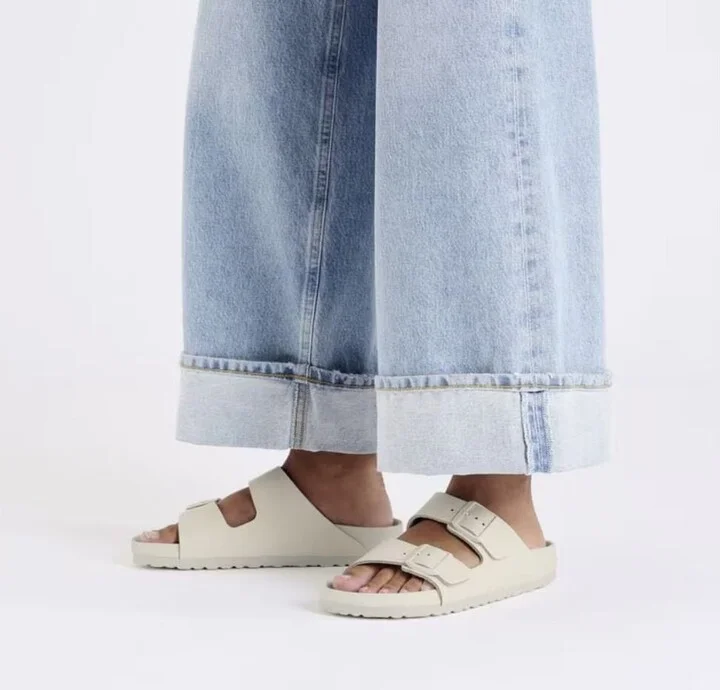 Birkenstock Arizona Exquisite Eggshell, Natural Leather - Image 2