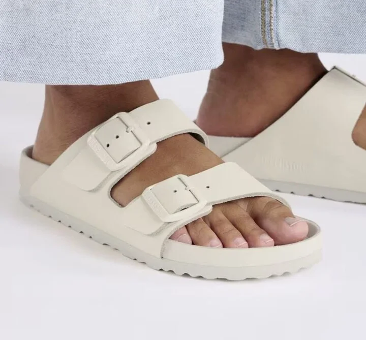 Birkenstock Arizona Exquisite Eggshell, Natural Leather - Image 4