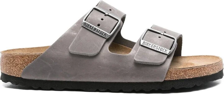 Birkenstock Arizona Iron, Oiled Leather Shoes