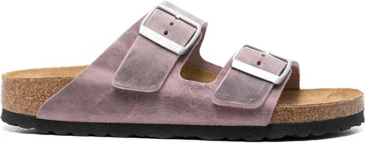 Birkenstock Arizona Lavender, Oiled Leather Shoes