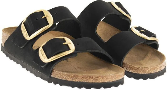 Birkenstock Arizona - Leather Slipper With Large Buckle - Image 4