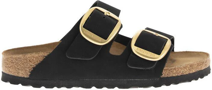 Birkenstock Arizona - Leather Slipper With Large Buckle