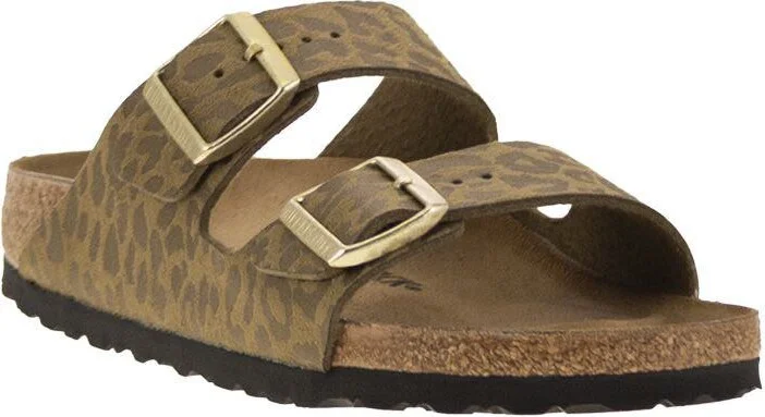 Birkenstock Arizona Leo - Sandal With Buckles And Animal Print - Image 2
