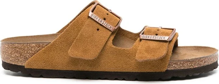 Birkenstock Arizona Mink, Suede Leather Shoes