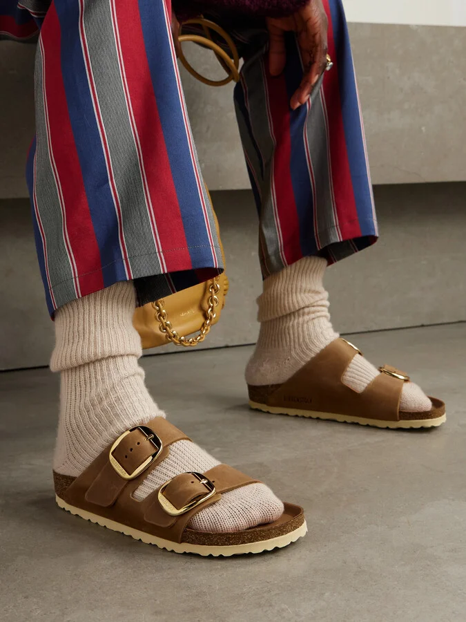Birkenstock - Arizona Oiled Leather Sandals - Brown - Image 2