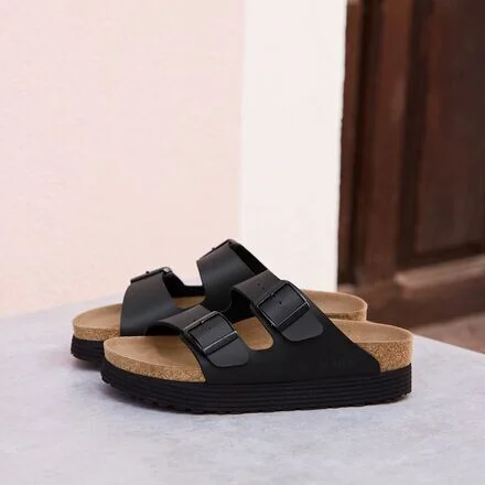 Birkenstock Arizona Platform Vegan Narrow Sandal - Women's - Image 4