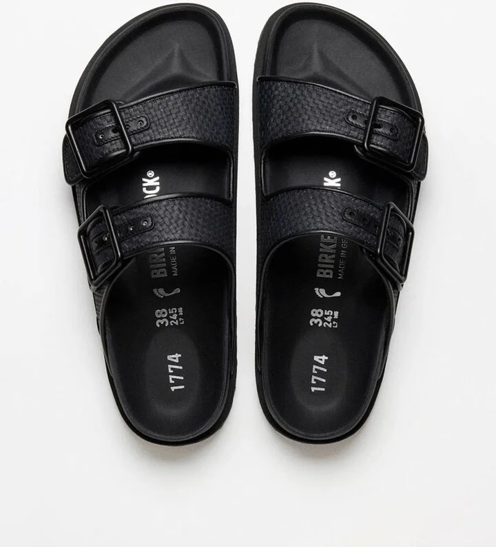 Birkenstock Arizona Raffia Luxe Sandals Shoes - Image 2