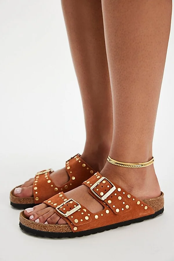 Birkenstock Arizona Rivets Footbed Sandals - Image 3