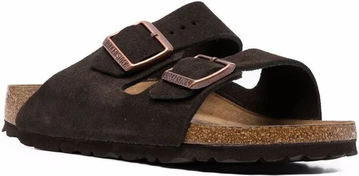 Birkenstock Arizona Sbf Suede Leather Sandals - Image 2