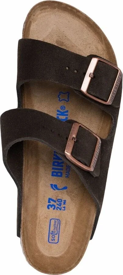 Birkenstock Arizona Sbf Suede Leather Sandals - Image 4