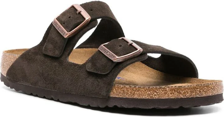 Birkenstock Arizona Sfb Suede Leather Sandals - Image 3