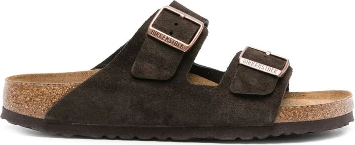 Birkenstock Arizona Sfb Suede Leather Sandals
