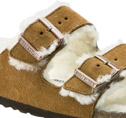 Birkenstock Arizona Shearling Lined Narrow Sandal - Women's - Image 5