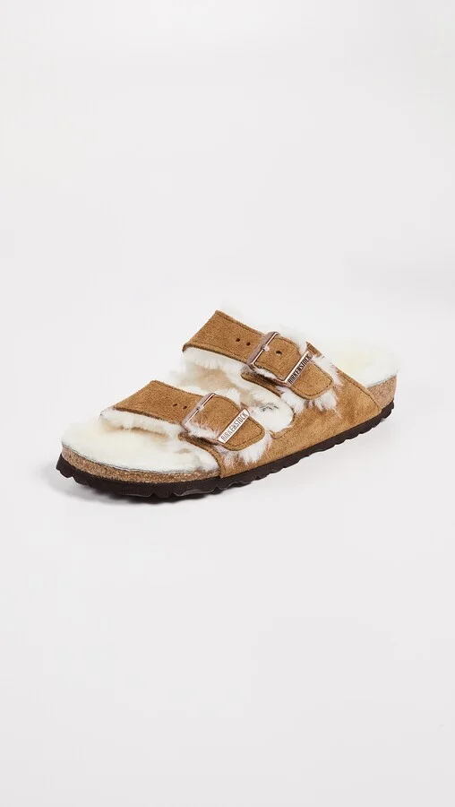 Birkenstock Arizona Shearling Sandals - Image 2