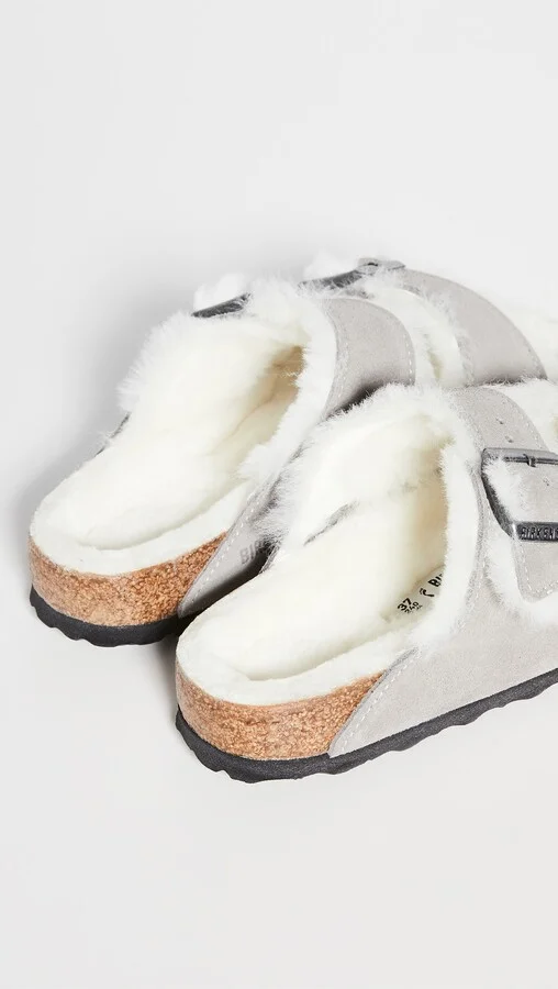 Birkenstock Arizona Shearling Sandals - Image 4