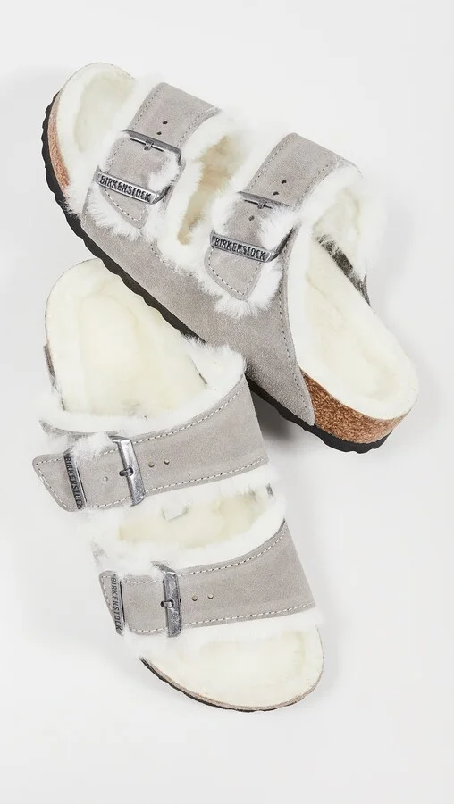 Birkenstock Arizona Shearling Sandals - Image 5