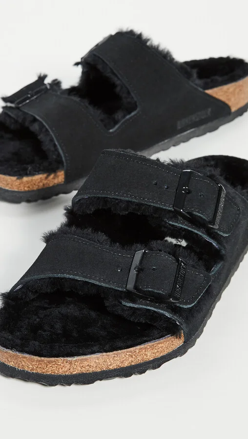 Birkenstock Arizona Shearling Sandals - Image 4