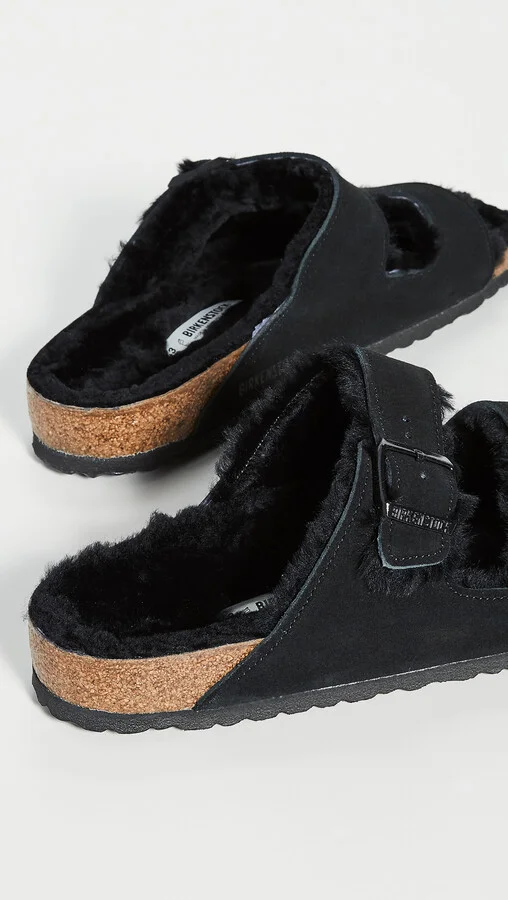Birkenstock Arizona Shearling Sandals - Image 6