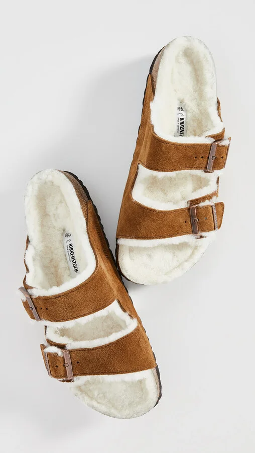 Birkenstock Arizona Shearling Sandals - Image 2