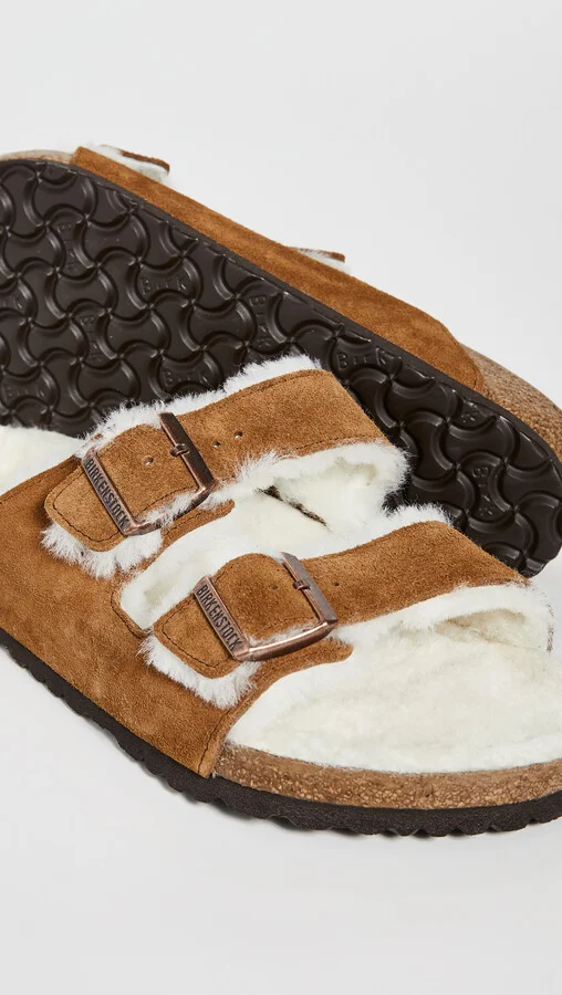 Birkenstock Arizona Shearling Sandals - Image 3