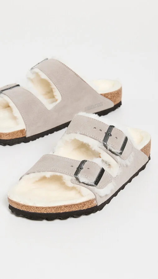 Birkenstock Arizona Shearling Sandals - Image 4