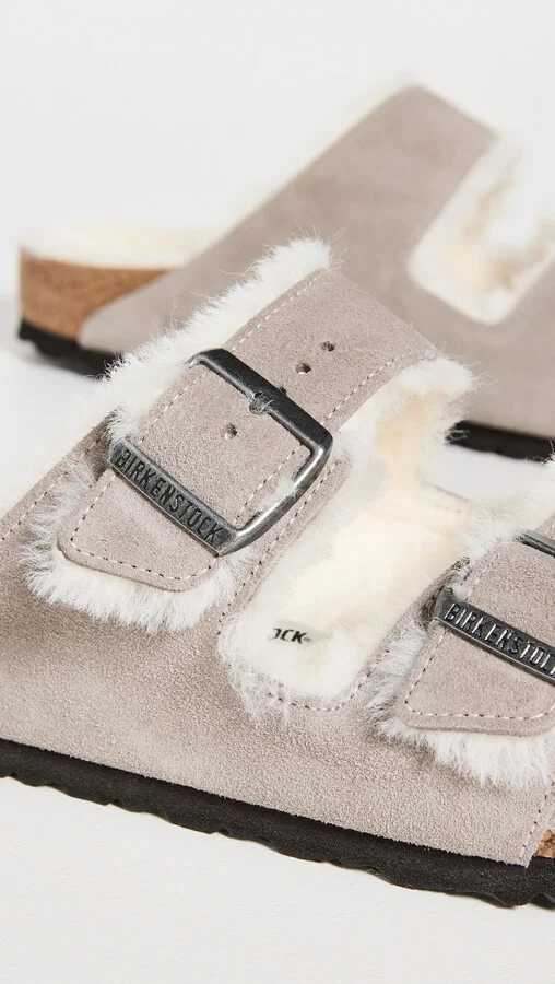 Birkenstock Arizona Shearling Sandals - Image 6