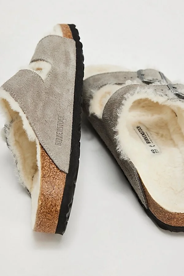 Birkenstock Arizona Shearling Sandals - Image 4
