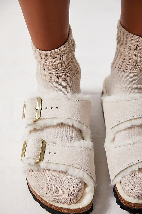 Birkenstock Arizona Shearling Sandals - Image 2