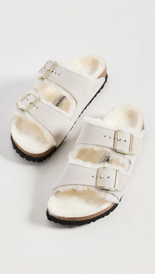 Birkenstock Arizona Shearling Sandals - Image 3