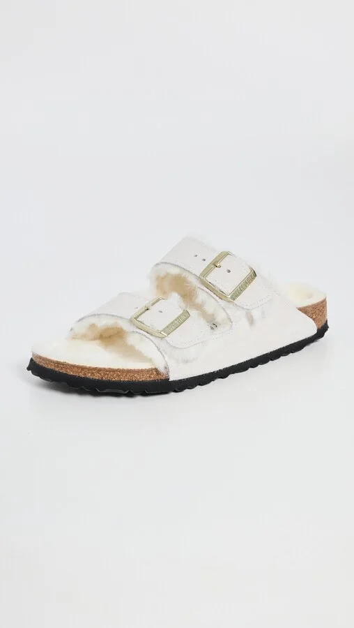 Birkenstock Arizona Shearling Sandals - Image 4