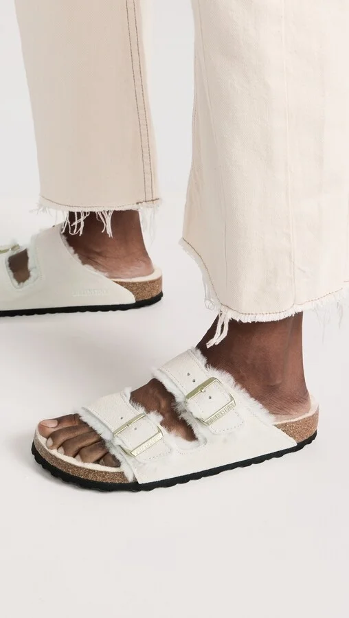 Birkenstock Arizona Shearling Sandals - Image 5