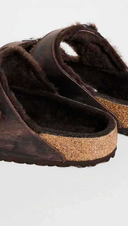 Birkenstock Arizona Shearling Sandals - Image 4