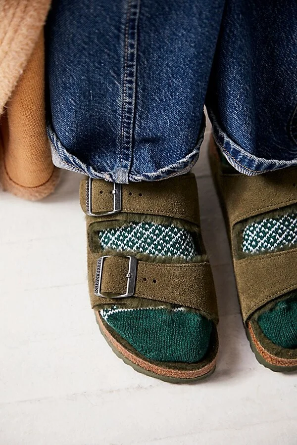 Birkenstock Arizona Shearling Sandals - Image 2