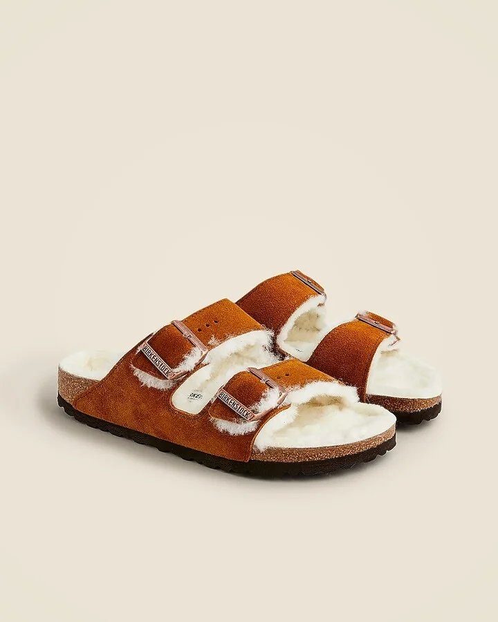 Birkenstock® Arizona shearling sandals