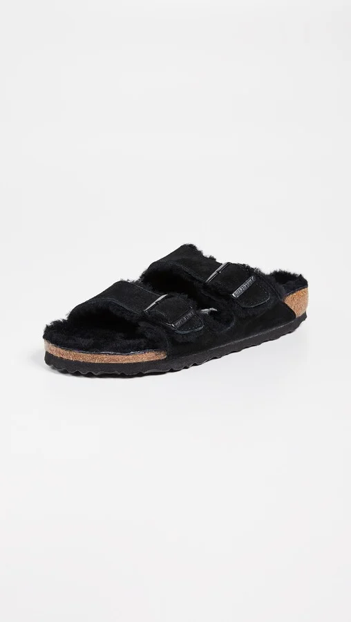 Birkenstock Arizona Shearling Sandals - Narrow - Image 2