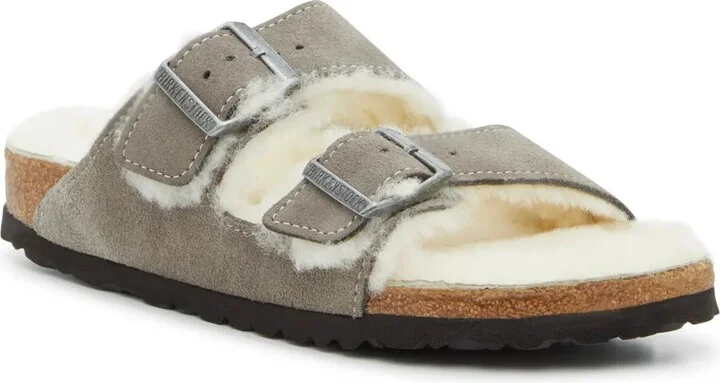 Birkenstock Arizona Shearling Slide Sandal