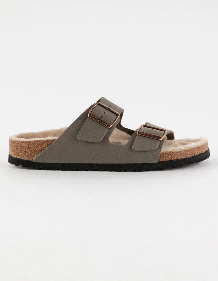 BIRKENSTOCK Arizona Shearling Womens Sandals - Image 2