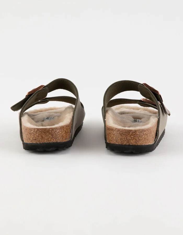 BIRKENSTOCK Arizona Shearling Womens Sandals - Image 4
