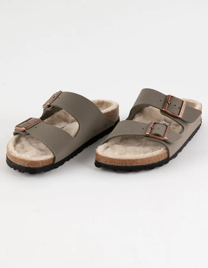 BIRKENSTOCK Arizona Shearling Womens Sandals